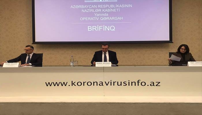 Azərbaycanda koronavirusla bağlı son vəziyyət açıqlandı