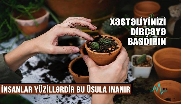 Xəstəliyinizi dibçəyə basdırın - İnsanlar yüzillərdir bu üsula inanır