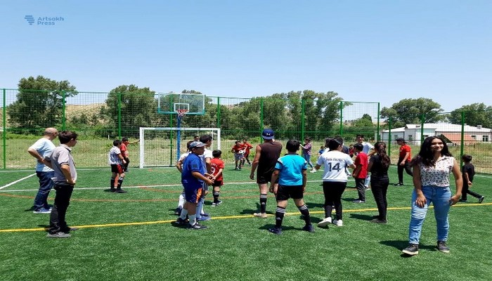 Ermənilər Zəngilanda yeni stadion açdı