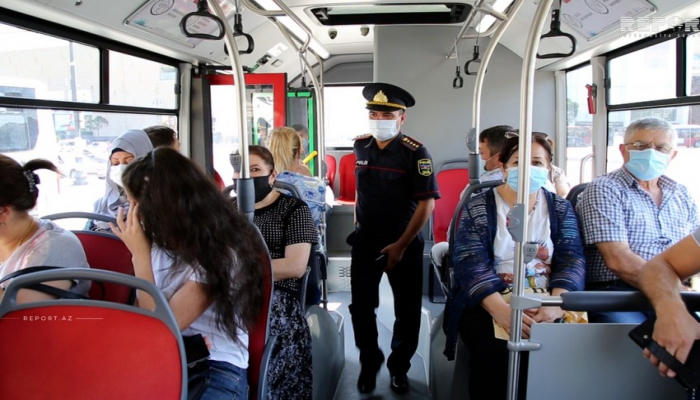 Bakı polisi qapalı yerlərdə və ictimai nəqliyyatda nəzarəti gücləndirib