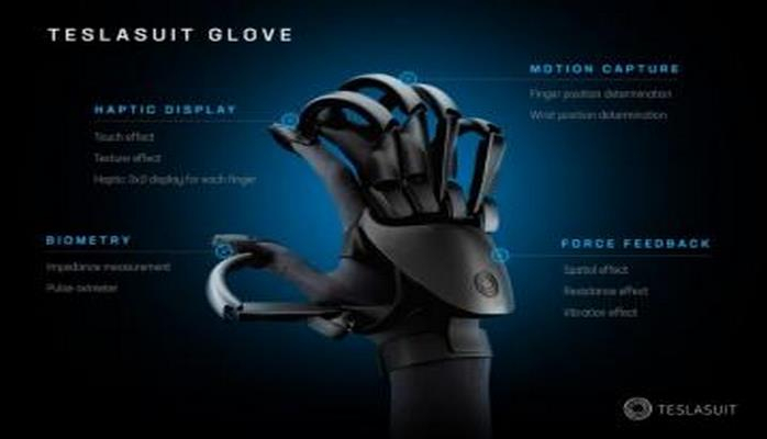 Virtual dünyanı əllərlə hiss etməyi təmin edən Teslasuit Glove