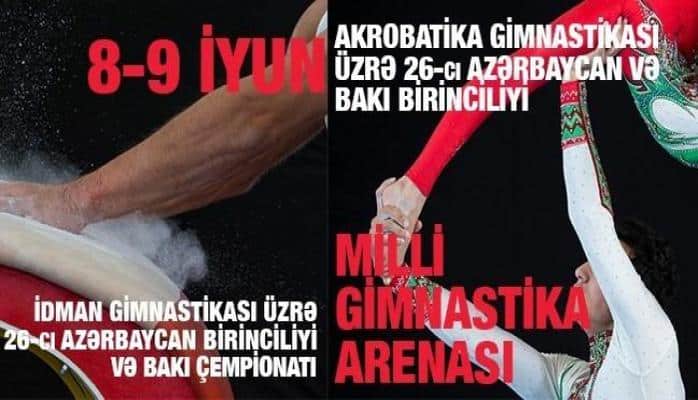 Bakıda akrobatika və idman gimnastikası üzrə Azərbaycan birinciliyi və Bakı çempionatının ikinci günü keçirilir