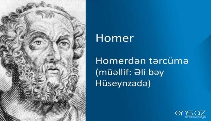 Homer - Homerdən tərcümə