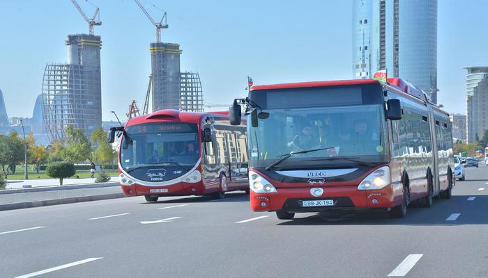 Bakıda bu avtobusun hərəkəti dəyişdirilir