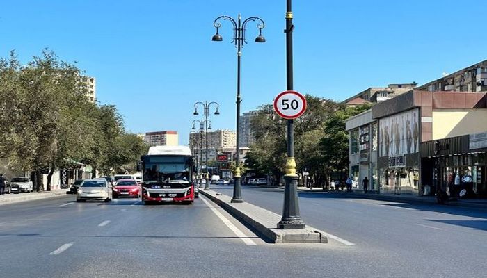 Bakıda iki küçədə sürət həddi endirilib