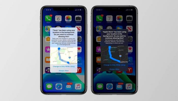 iOS 13 показывает, когда приложения следят за пользователем