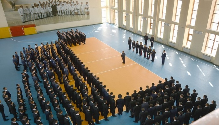 Daxili işlər naziri polis orqanlarında xidmət etmək arzusunda olan gənclərin sıra baxışını keçirib