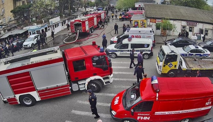 Binəqədidə yanğınla bağlı nəqliyyatın hərəkətinə məhdudiyyət aradan qaldırılıb