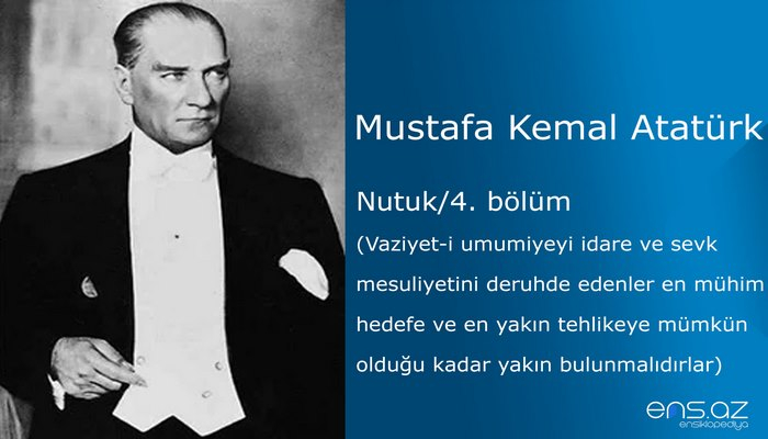 Mustafa Kemal Atatürk - Nutuk/4. bölüm