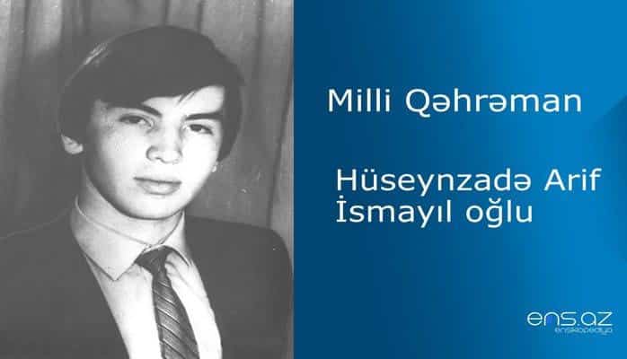 Arif Hüseynzadə İsmayıl oğlu