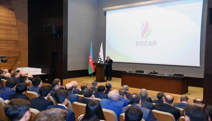 SOCAR-ın Daxili Təqaüdünü qazanmış tələbələr təltif olunub