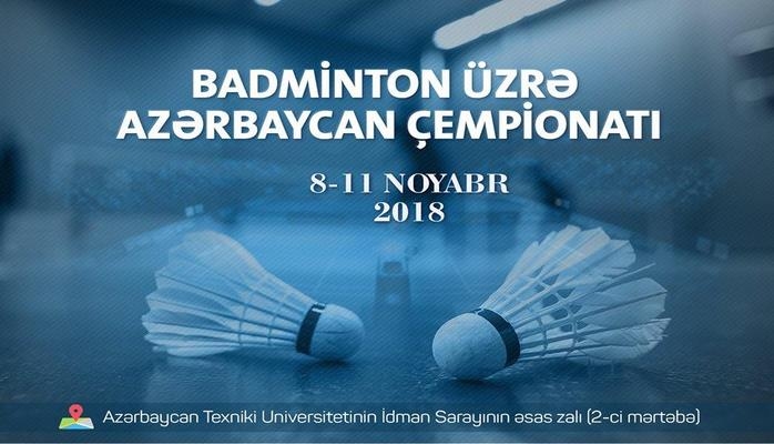 Badminton üzrə Azərbaycan çempionatına start veriləcək