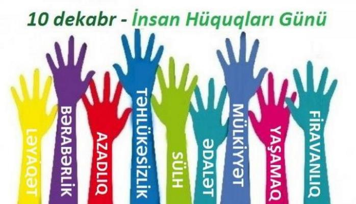 10 dekabr Ümumdünya İnsan Hüquqları Günüdür