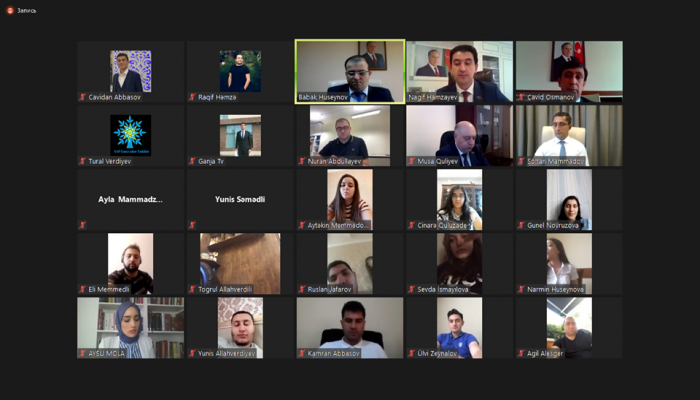 YAP Gəncə şəhər təşkilatı videokonfransda müzakirələr aparıb