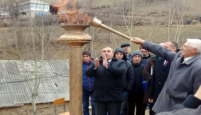 Gədəbəyin dörd yaşayış məntəqəsinə təbii qaz verilib