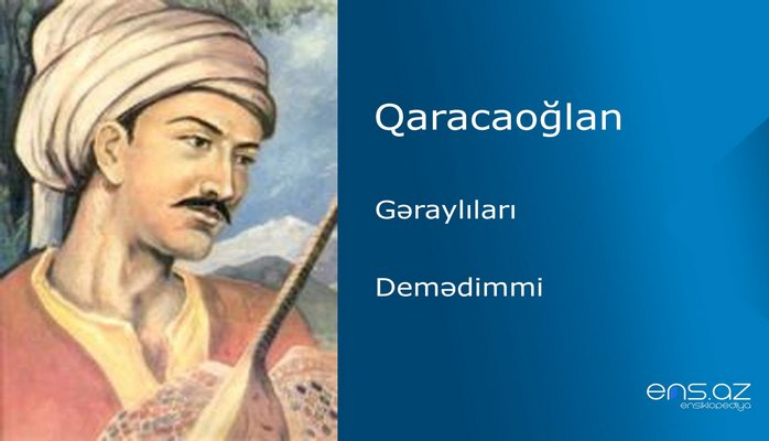 Qaracaoğlan - Demədimmi