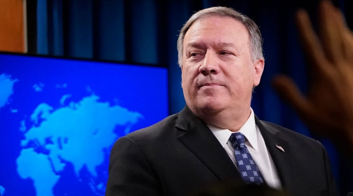 Jurnalistin sualından əsəbiləşən Pompeo onu “söhbətə” çağırdı