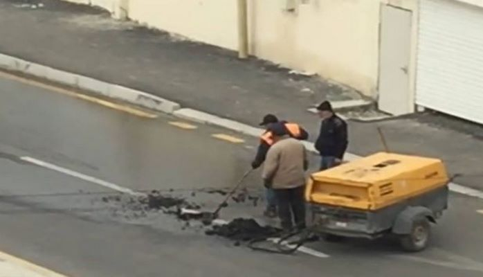 На новой дороге в Баку возникли проблемы