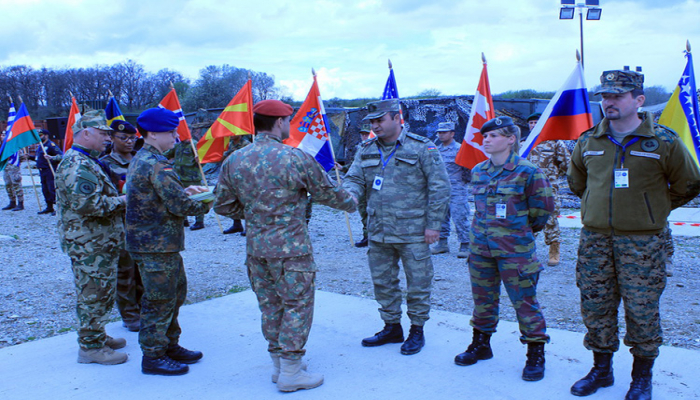 Azərbaycan Ordusunun nümayəndələri NATO-nun çoxmillətli tibb təlimində iştirak edib