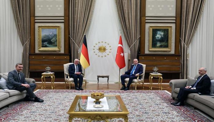 Ərdoğan Almaniya prezidenti ilə görüşdü