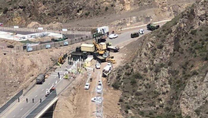 Ermənistanın "Laçın" sərhəd-buraxılış məntəqəsini atəşə tutduğu anların görüntüləri yayıldı