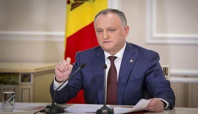 Moldova Prezidenti ölkədə yaranan siyasi böhranla əlaqədar beynəlxalq ictimaiyyətə müraciət edib