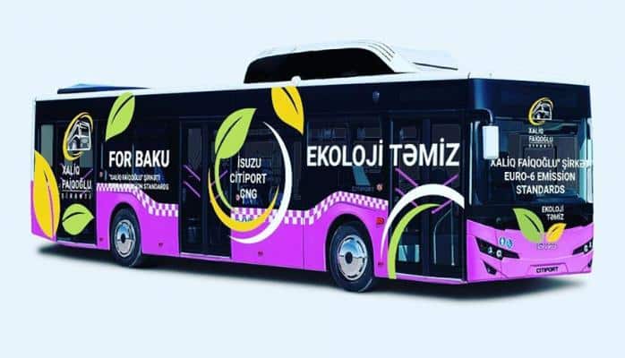 Bakıya AVRO-6 standartlı CNG avtobusu gətirildi, daha 120 ədəd gətiriləcək