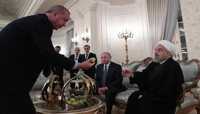 Ərdoğan Putin və Ruhanini əncirə qonaq etdi