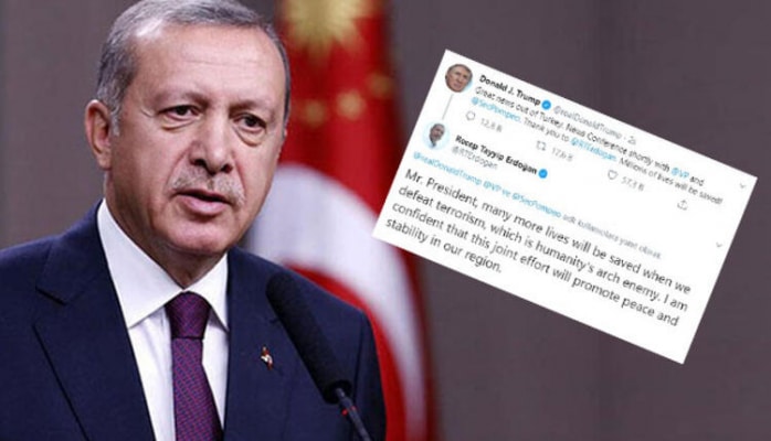 Trampla Ərdoğanın “Twitter”də maraqlı yazışması