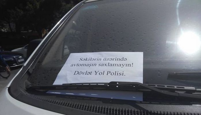 Yol polisindən yeni xəbərdarlıq metodu