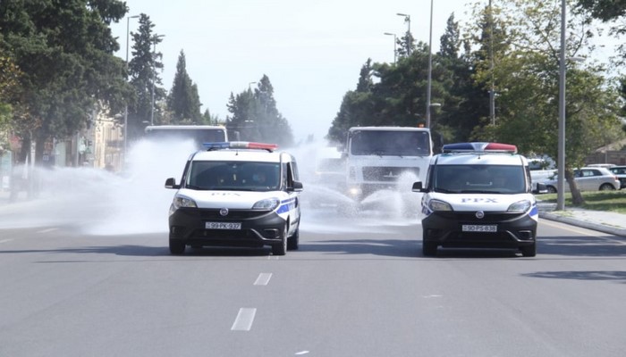 Gəncədə növbəti dəfə genişmiqyaslı dezinfeksiya işləri aparılıb