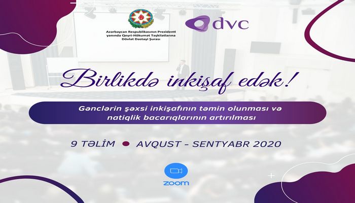 "Gənclərin şəxsi inkişafının təmin olunması və natiqlik bacarıqlarının artırılması" adlı layihə həyata keçirilir