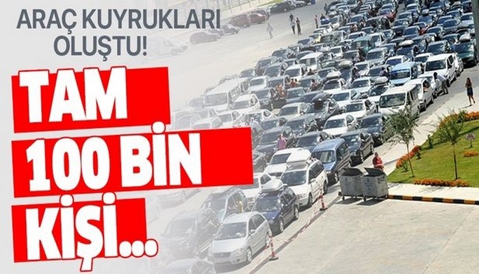 Gurbetçiler akın akın Türkiye’ye geliyorlar! Sayıları 1 ayda 100 bini geçti…