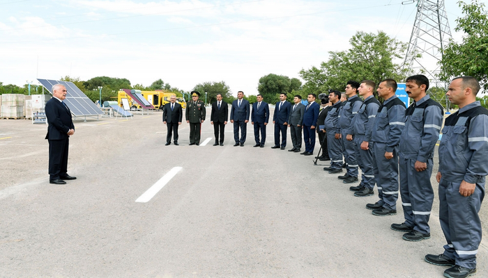 Naxçıvan Muxtar Respublikası Dövlət Energetika Xidmətinə yeni texnika və avadanlıqlar təqdim edilib