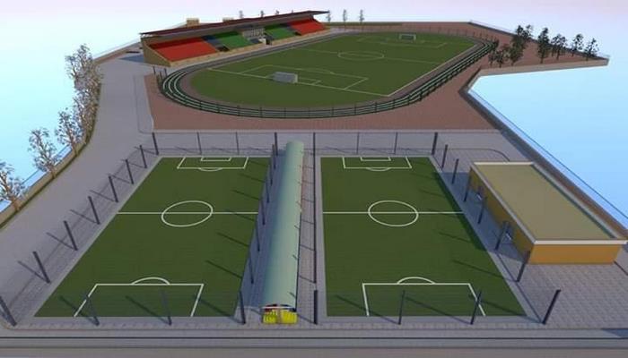 Şamaxıda stadion inşa olunur