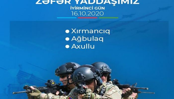 Vətən Müharibəsi: üç il əvvəl oktyabrın 16-da azad edilmiş ərazilər - SİYAHI